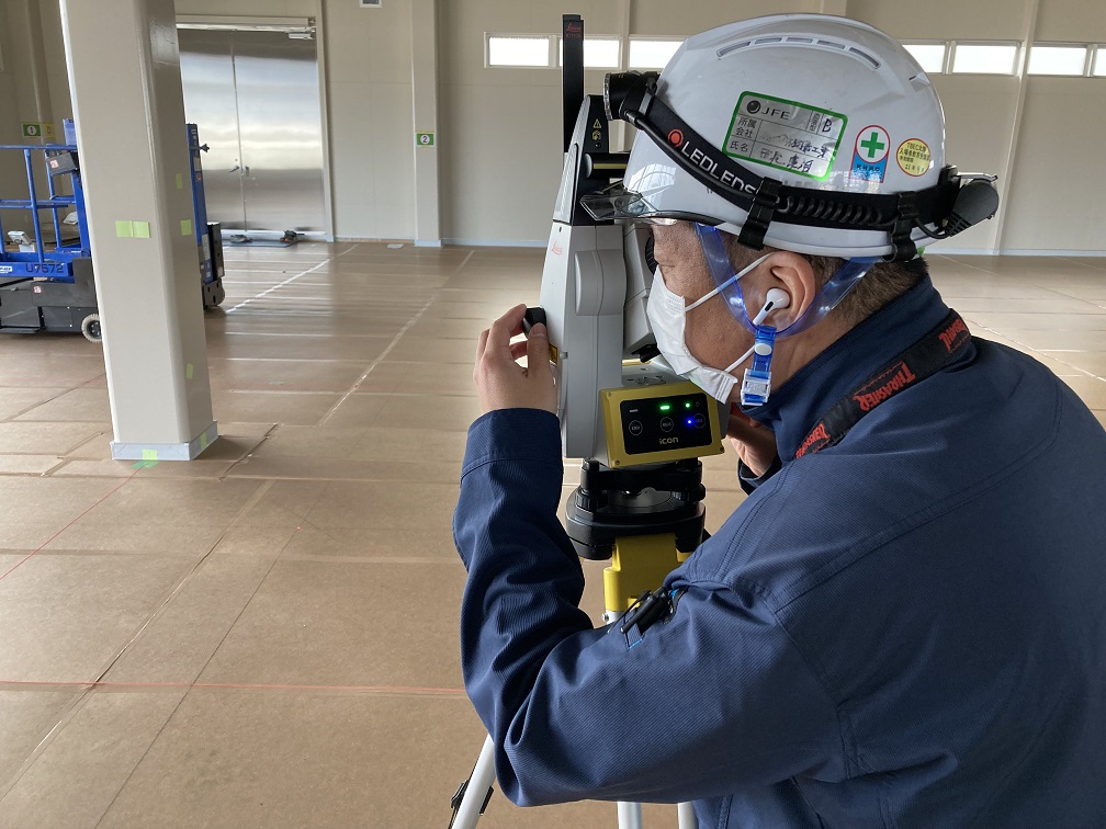 iCR70 on site_Nishio Setsubi Kogyo